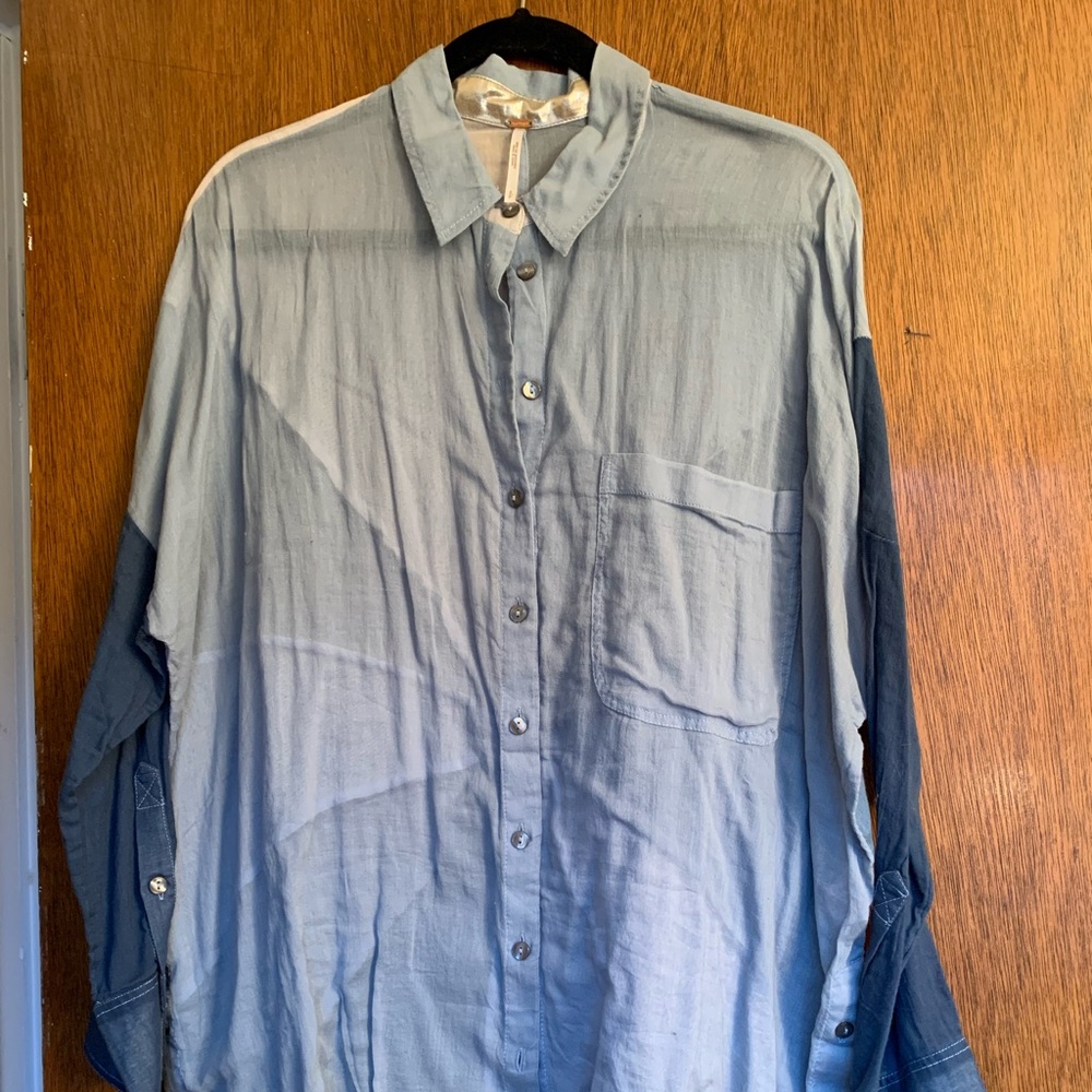 Long sleeve, Free People button-up tunic